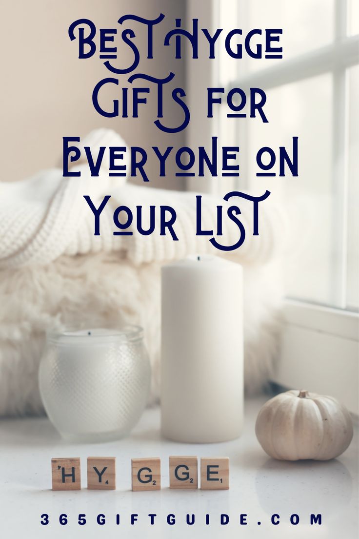 the best hygge gifts for everyone on your list, including candles and blankets