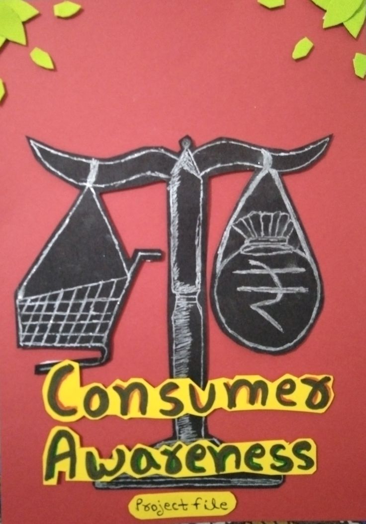 a drawing of a scale with the words consumer awareness written on it