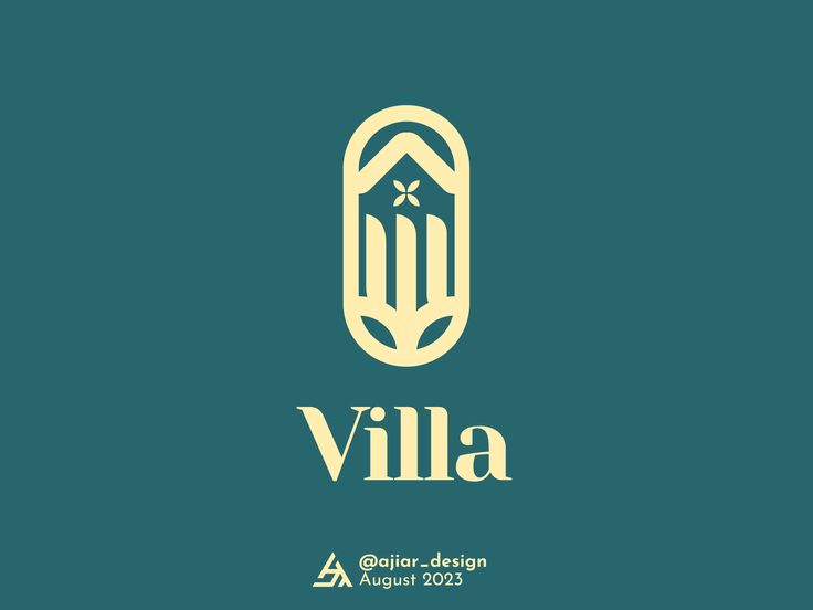 the logo for villa, an italian restaurant that serves food and drinks in its menu