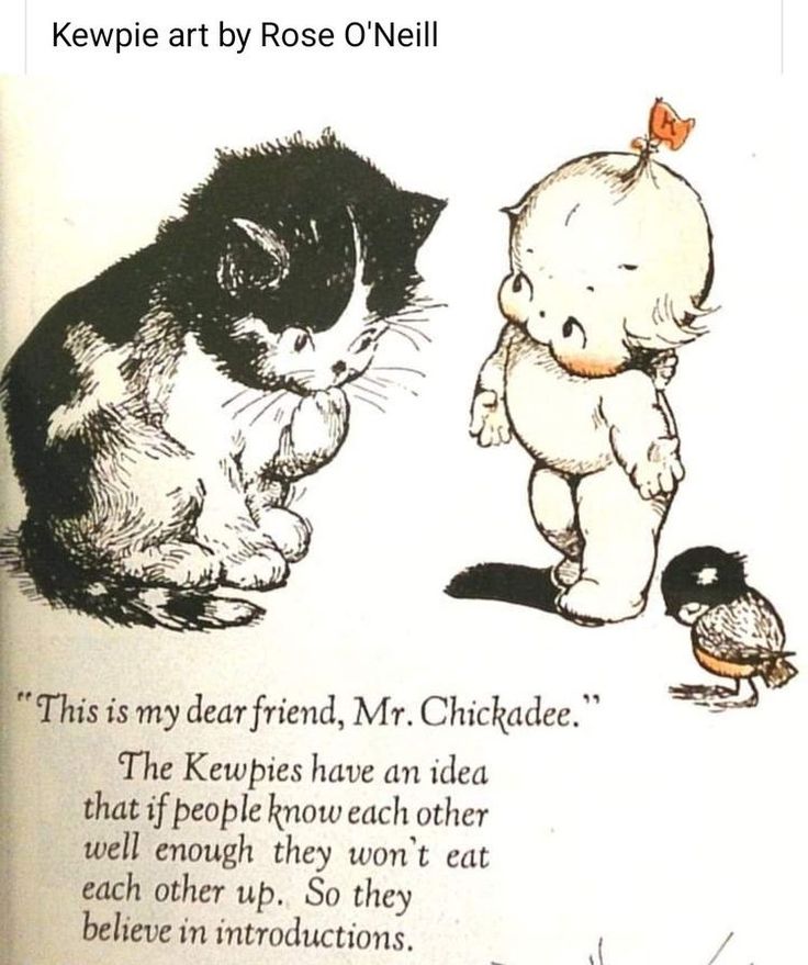 an old children's book with pictures of cats and kittens