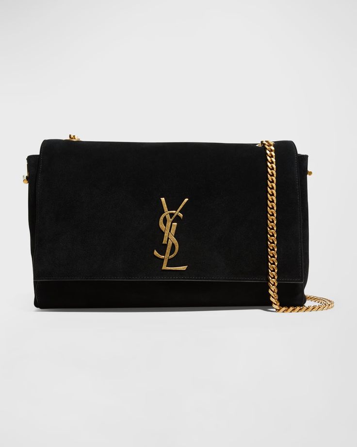 Saint Laurent Soft Kate Medium Reversible YSL Monogram Crossbody Bag | Neiman Marcus Ysl Kate Bag Outfit, Ysl Kate Bag, Ysl Shoulder Bag, Ysl Crossbody Bag, Ysl Kate, Kate Bags, Luxury Crossbody, Womens Designer Handbags, Top Handle Handbags