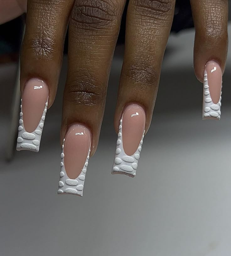 Tapered Square Nails, Long Acrylic Nail Designs, Ombre Acrylic Nails, Colored Acrylic Nails, Girly Acrylic Nails, French Tip Acrylic Nails, French Acrylic Nails, Short Square Acrylic Nails, Acrylic Nails Coffin Pink