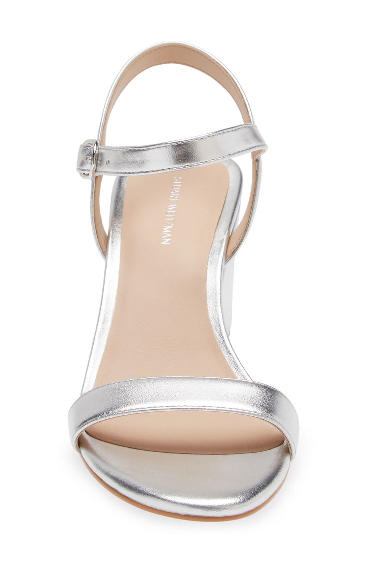 A sleek top strap creates visual intrigue on a leather sandal lifted by a wrapped wedge heel. 3" heel Leather upper and lining/leather and synthetic sole Imported Formal Wedge Sandals With Heel Strap Medium Width, Elegant Medium Width Wedge Sandals With Heel Strap, Formal Spring Wedge Sandals With Wrapped Heel, Spring Formal Wedge Sandals With Wrapped Heel, Elegant Synthetic Wedge Sandals With Ankle Strap, Elegant Synthetic Wedge Sandals With Heel Loop, Elegant Low Heel Platform Wedge Sandals, Formal Synthetic Wedge Sandals With Heel Strap, Elegant Low Heel Wedge Sandals With Heel Strap