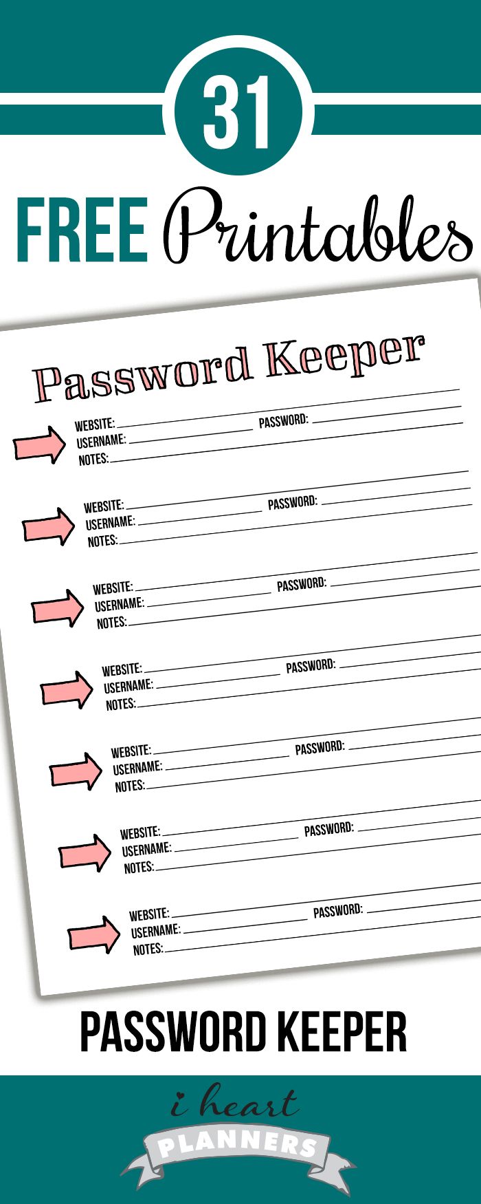 the printable passport keeper is shown with arrows pointing up and down to it's destination