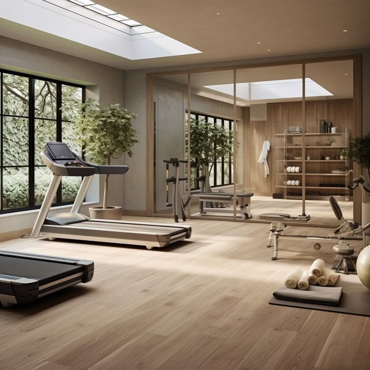 Unveil the epitome of luxury within your own home! 💪🏋️‍♂️ Transform your fitness routine into an opulent experience with our bespoke Home Gym designs, meticulously curated to merge sophistication and functionality. Elevate your wellness journey in the comfort of your space, exclusively crafted to suit your style. 🏠✨ #LuxuryHomeGym #HomeWellness #OpulentLiving #InteriorDesignInspo #FitnessAtHome #BespokeDesigns #YourHomeYourGym #InteriorDesignUK for more information please visit our website⬇️ Home Gym Design Luxury, Luxury Home Gym, Dream Home Gym, Luxury Gym, Gym Room At Home, Gym At Home, Home Gym Decor, Design Page, Home Gym Design