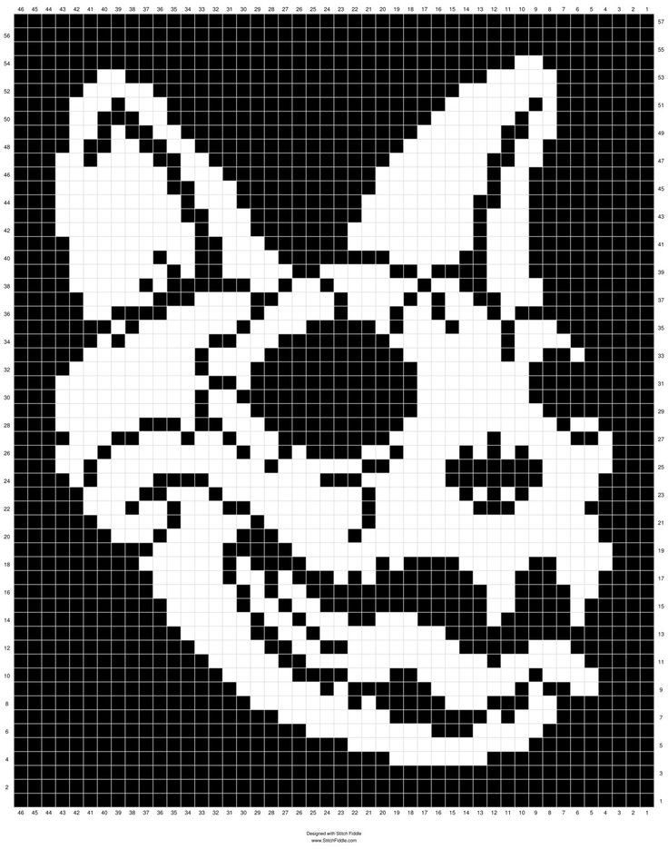 an image of a skull made out of pixels