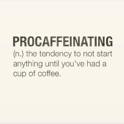 the words procafeinating are written in black and white on a white background