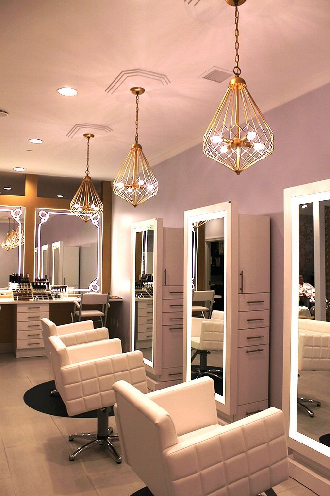 the salon is clean and ready for customers to use