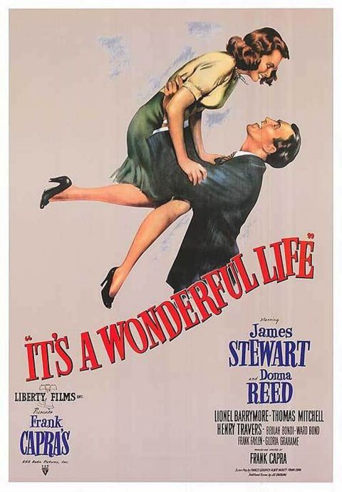 the poster for it's a wonderful life starring james stewart and mary annn