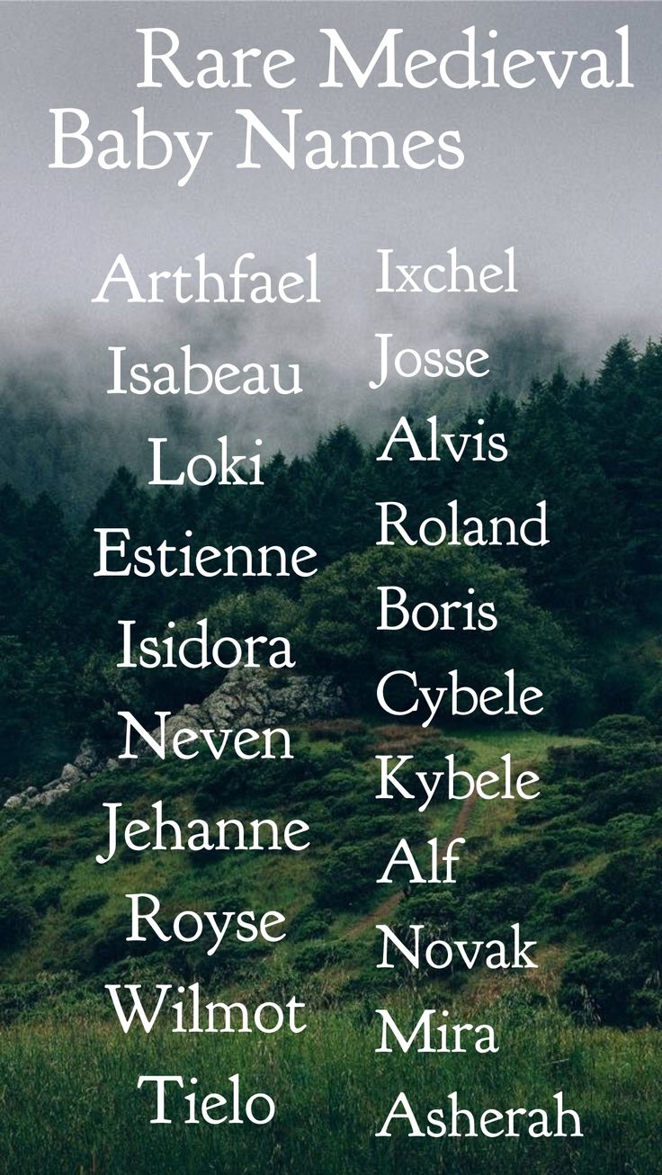 an image of the names of baby names on a mountain side with trees in the background