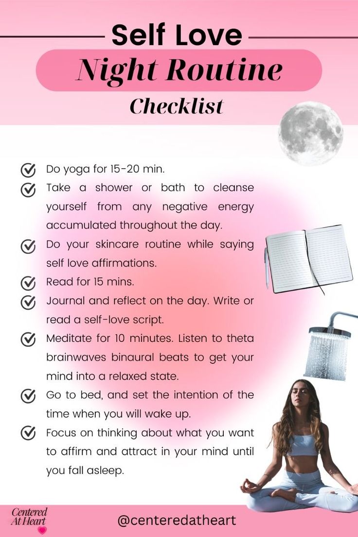 Before Bed Self Care, Self Love Morning Routine, Self-care Routine List, Bed Time Routine Aesthetic, Self Care Regimen, Healthy Self Care Routine, Friday Night Self Care Routine, Self Care Night Routine Checklist, Women Self Care Routine