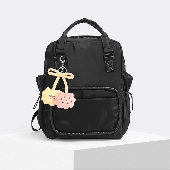 Product ID: JW5084 
 Material: Fabric 
 Color: Pink, Black 
 Size: 40*29*10 cm Kawaii Store, Large Backpack Travel, Rose Noir, Cute Backpacks, Pink Backpack, Large Backpack, Bagpack, Color Rosa, Black Backpack