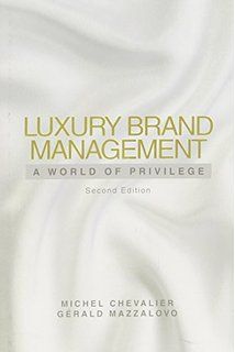 the cover of luxury brand management