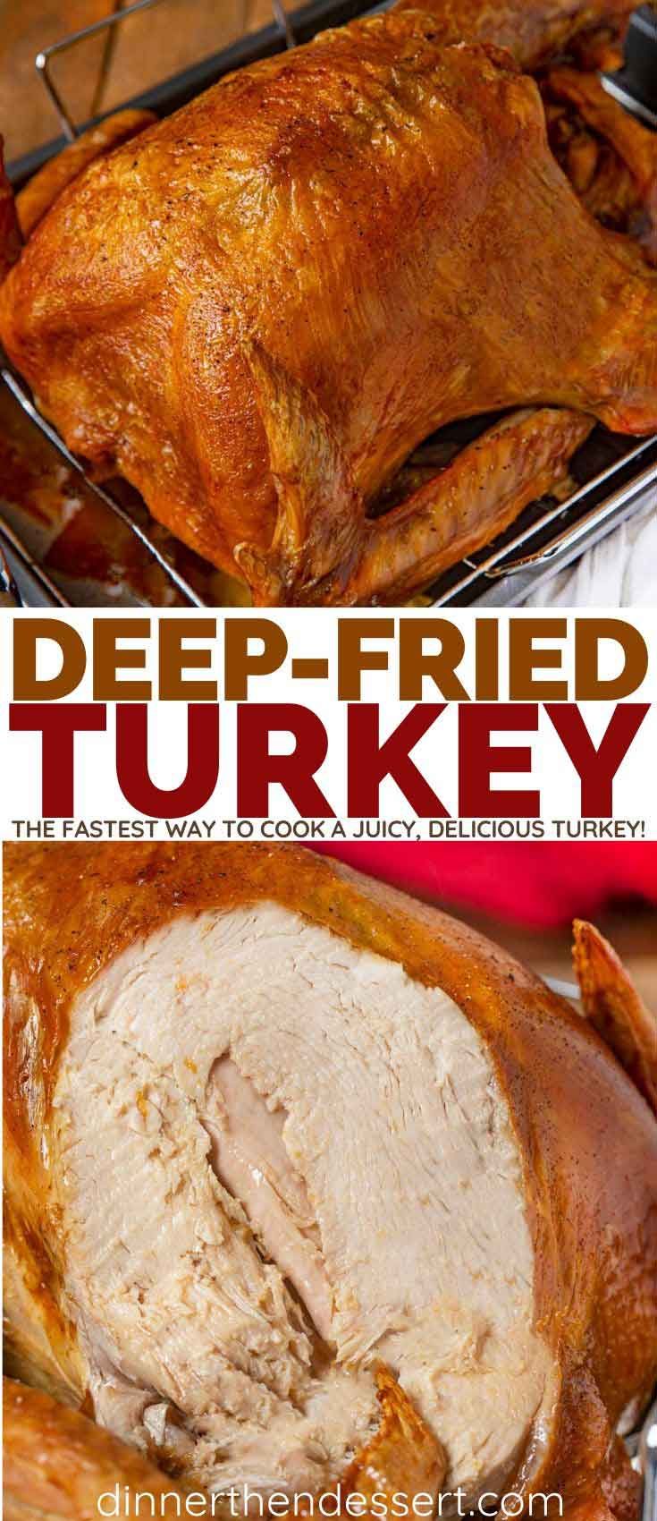 this deep fried turkey is the best way to cook it in the oven or on the grill