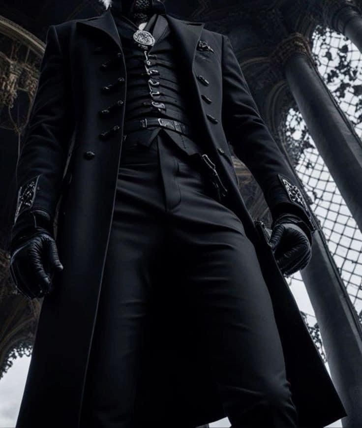 Long Coat Suit Men, Mens Masquerade Outfit, Steampunk Suit, Goth Outfits Men, Steampunk Boy, Gothic Suit, Beautiful Darkness, Vampire Clothes, Goth Guys