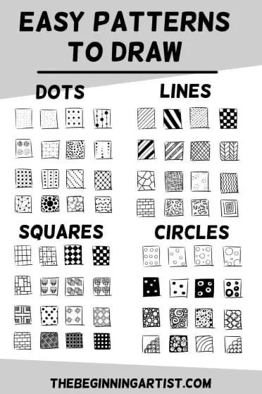 an easy to draw pattern for quilting with the words'easy patterns to draw '