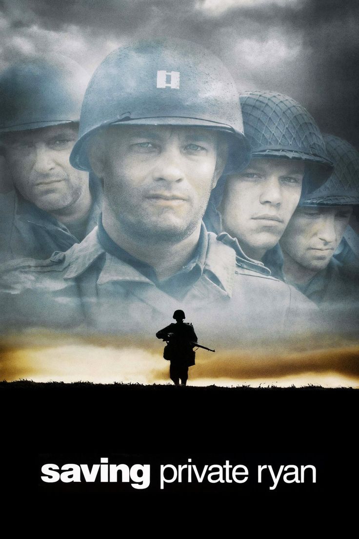 the movie poster for saving private ryan