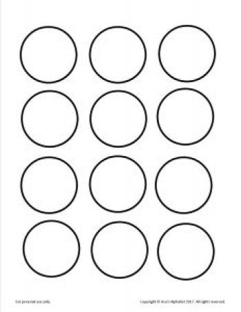 an image of circles that have been drawn in the shape of circle shapes on white paper