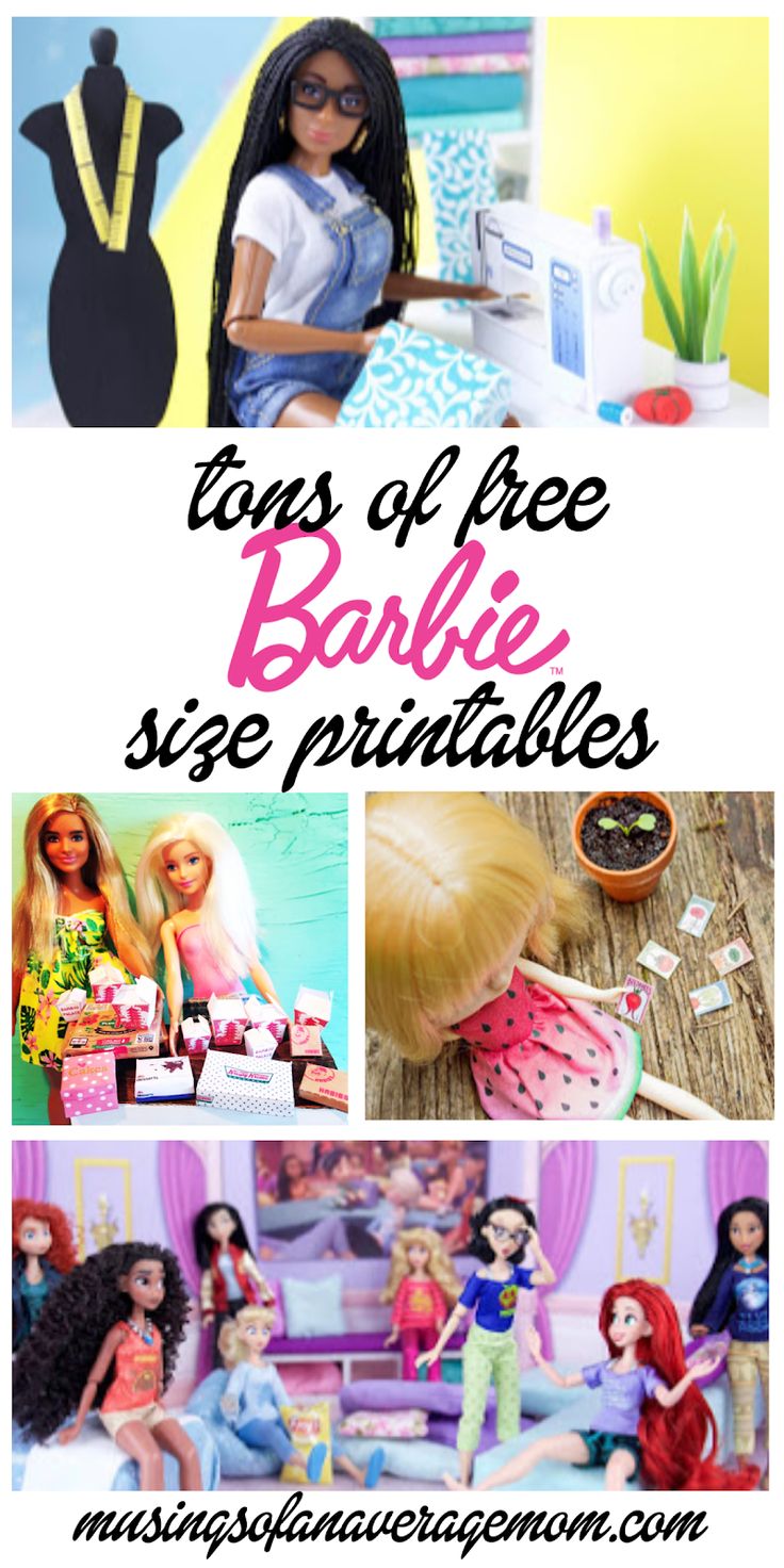 barbie dolls are shown with the words, tips of free barbie doll printables