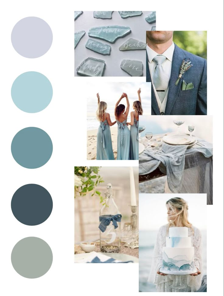 the color scheme is blue and gray, with different shades to choose from in this photo