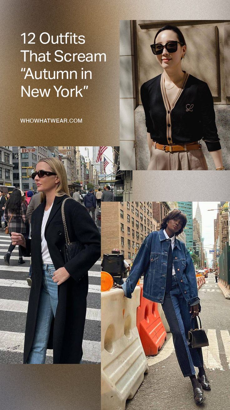 Autumn in New York is a whole vibe. Here are 12 easy outfits cool NYC girls have been wearing recently that will transport you there in an instant. New York Day Outfit Fall, Nyc November Outfit Aesthetic, Ny In November Outfits, New York Aesthetic Fall Outfits, Nyc Outfits 2023, Fall Outfits 2024 Nyc, Nyc Outfits Fall 2023, Nyc Packing List Fall Outfits, November In Nyc Outfits