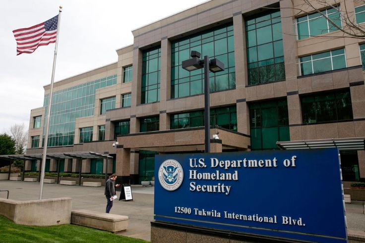 the u s department of homeland security building in washington, d c is pictured