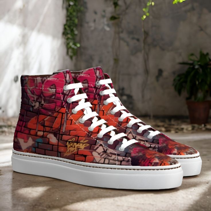 Division St. Men's High Tops Sneakers No.8206 | Robert August Leather High-top Sneakers With Red Sole For Streetwear, Urban Custom Sneakers With Contrast Sole, Urban Skate Shoes With Red Sole And Round Toe, Red Leather Skateboarding Sneakers, Modern Custom Sneakers With Red Sole And Round Toe, Urban Red Custom Sneakers For Streetwear, Urban Custom Sneakers With Red Sole, Urban Mid-top Custom Sneakers With Contrast Sole, Red Urban Custom Sneakers For Streetwear