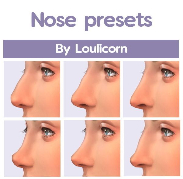 nose presets by loulicorn