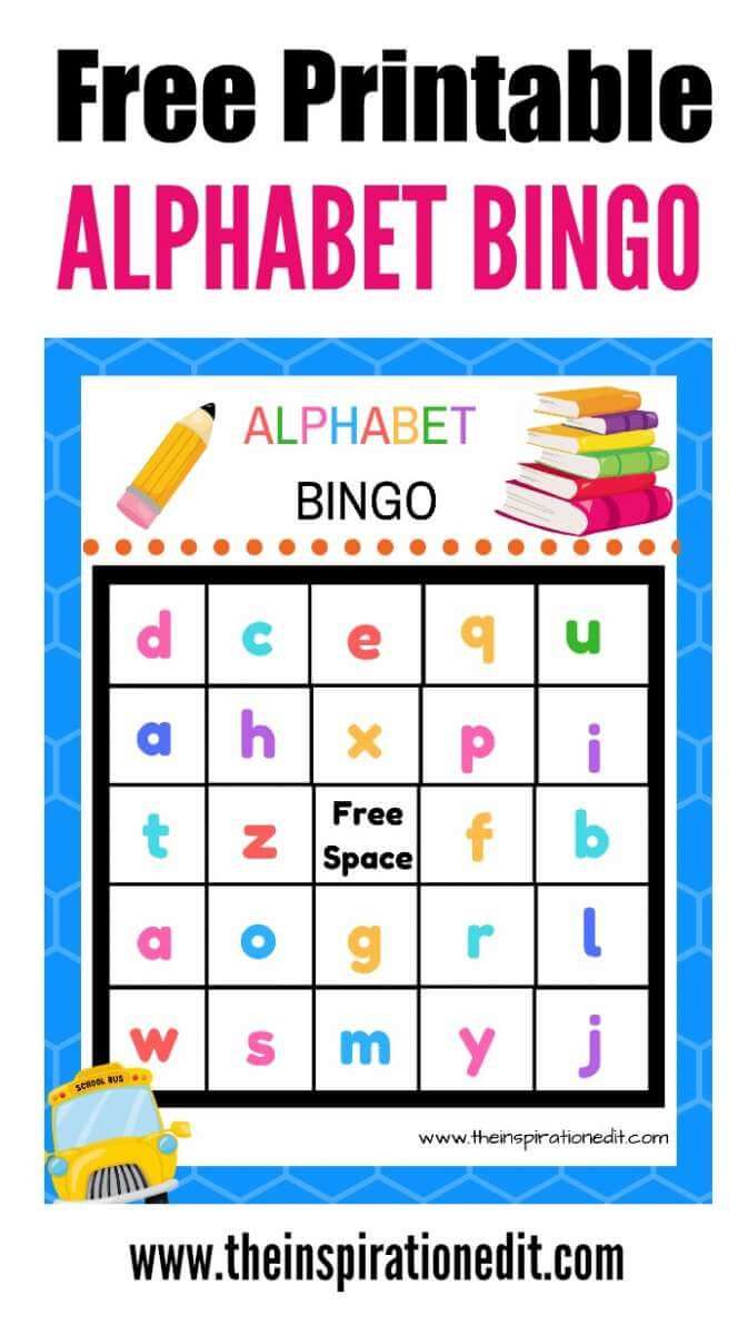 a free printable alphabet bingo game for kids