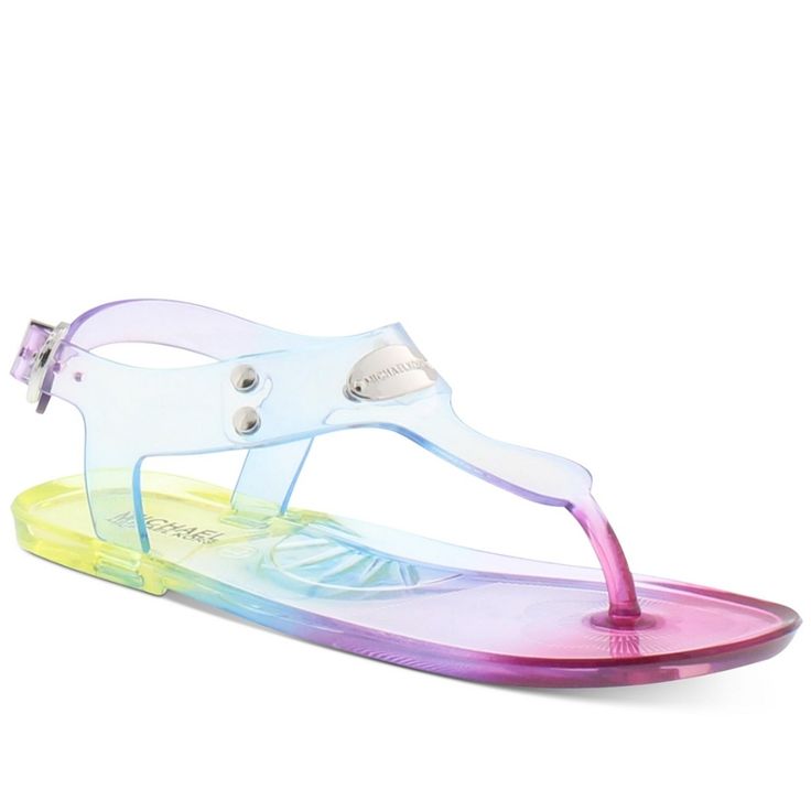 Brand New In Box. Go From Playground To Pool With These On-Trend Jelly Sandals. Featuring A Multi-Color Pastel Ombre Print With Metallic Silver Tone Ornament Accents. Padded Footbed For Extra Comfort Silver-Tone Michael Kors Oval Logo Plate And Round Buckle Back Strap Includes A Buckle For An Adjustable Fit Upper, Lining & Outsole: Poly/Vinyl/Chloride Wipe Clean Imported Multicolor Plastic Beach Sandals, Michael Kors Trendy Beach Sandals, Trendy Michael Kors Beach Sandals, Michael Kors Pink Open Toe Sandals, Trendy Michael Kors Sandals For Beach, Trendy Michael Kors Flat Sandals, Michael Kors Pink Round Toe Sandals, Trendy Flat Michael Kors Sandals, Trendy Michael Kors Summer Sandals