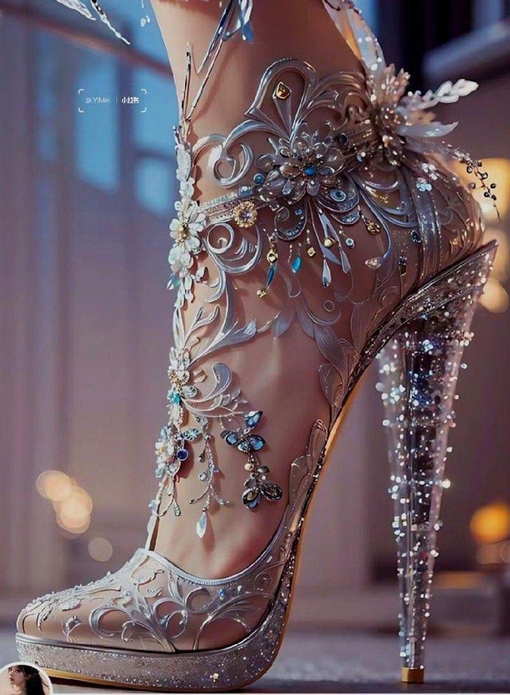 Whimsical Shoes, Magic Shoes, Fairy Shoes, Fashion Shoes Heels, Cute Shoes Heels, Shoes Hack, Fantastic Shoes, Fancy Shoes, Gorgeous Shoes