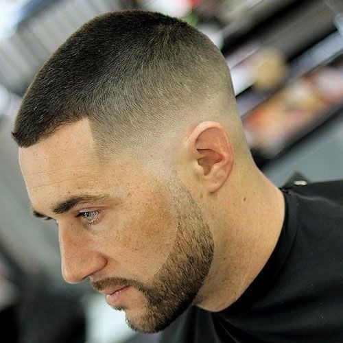 16 Awesome Jarhead Haircut Ideas for Men - Men's Hairstyle Tips #jarheadhaircut #crewcut #buzzcut #highandtight #butchcut #militaryhaircuts #menshairstyles #menshair #menshaircuts Jarhead Haircut, Popular Mens Haircuts, Best Fade Haircuts, Military Haircut, Celebrity Short Hair, Haircut Images, Short Haircut Styles, Men's Short Hair, American Hairstyles