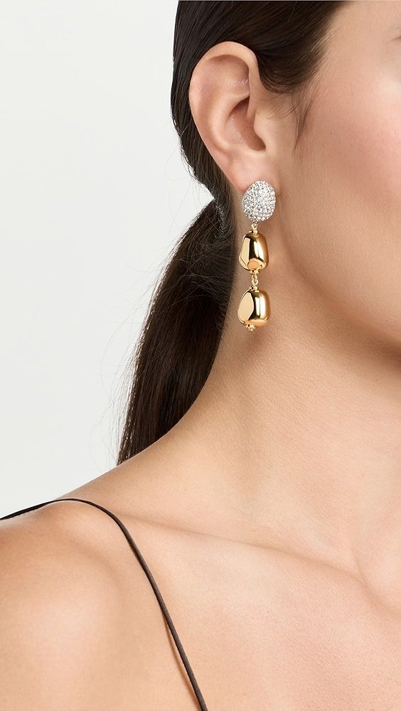 Lele Sadoughi Pebble Linear Earrings | Shopbop Linear Earrings, Ball Jewelry, Lele Sadoughi, New Arrivals, Jewelry Accessories, Jewelry Earrings, Free Shipping