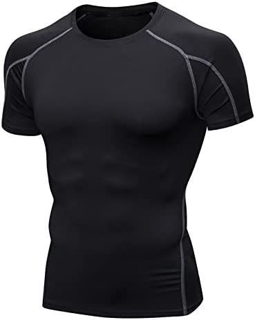 Work Out Clothes Men, Black Compression Shirt, Gym Clothes Men, Gym Clothes For Men, Compression Shirt Men, Gym T Shirt, Compression Wear, Gym Outfit Men, Fitness Activewear