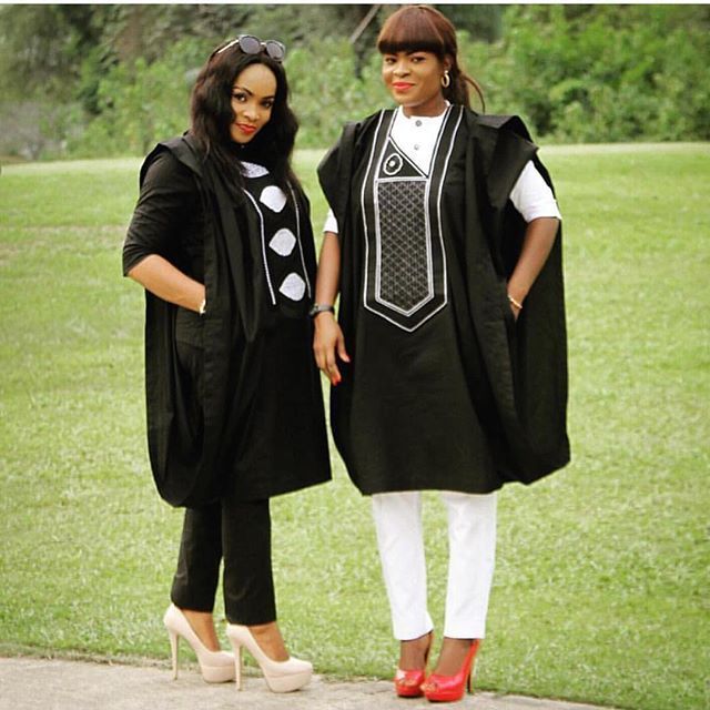 Native Wears For Nigerian Women – Svelte Magazine Female Agbada Styles, Agbada Outfit, Agbada Design, Couples African Outfits, Ghanaian Fashion, African Shirts, Nigerian Styles, African Fashion Women Clothing, African Print Fashion Dresses