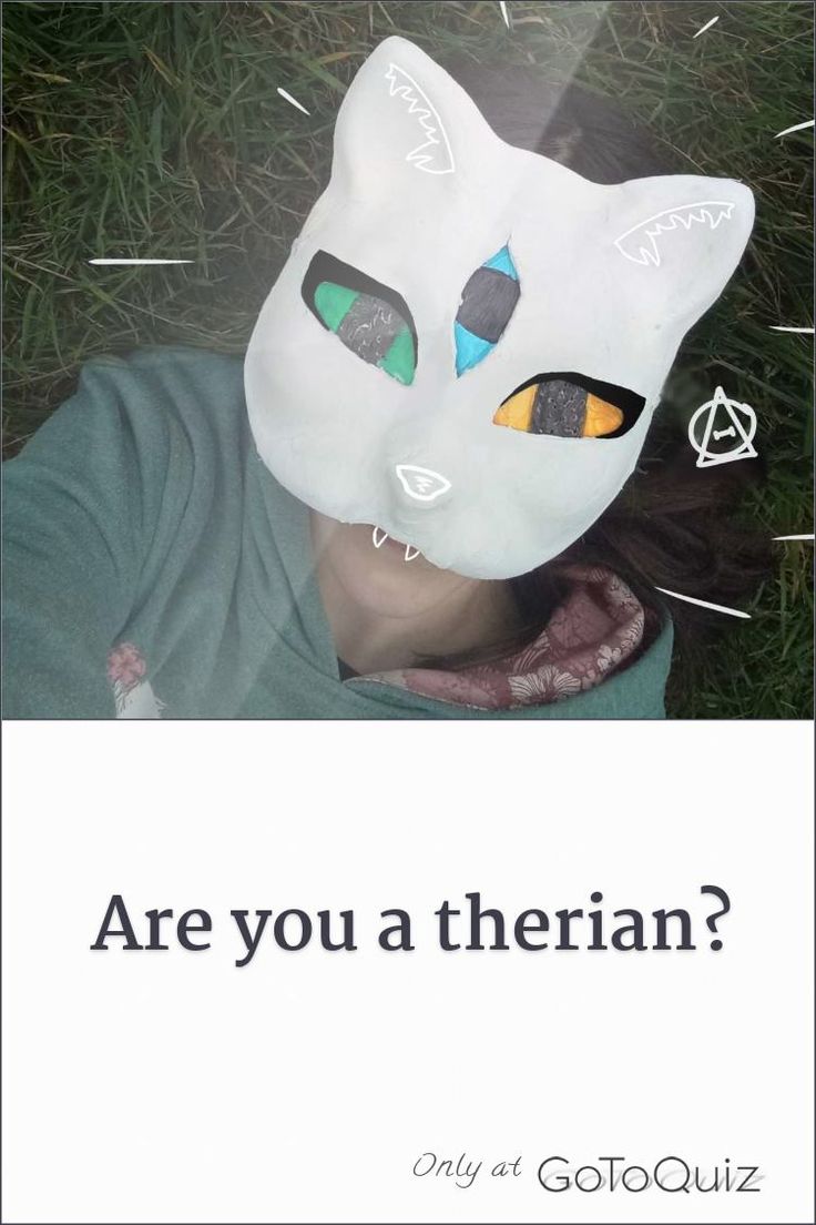 a person wearing a white cat mask with the caption are you a siberian?