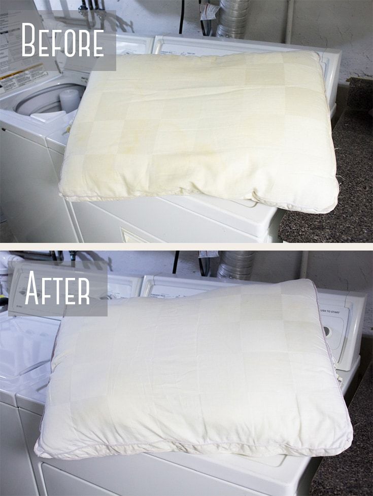 the before and after pictures show how to clean an unmade bed with washer and dryer