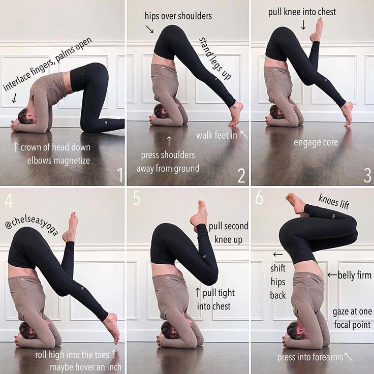 a woman doing yoga poses on the floor