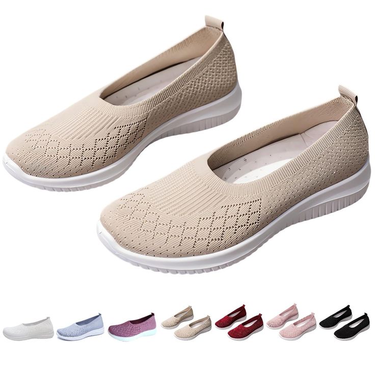 PRICES MAY VARY. 💘👞【 Comfortable Shoes for Women 】 Women slip on walking shoes feature a highly elastic and skin-friendly knitted mesh upper for bringing ultimate comfort to the feet. Breathable and comfortable mesh keep your feet fresh all day. 💘👞【 Slip on Sneaker with Arch Support for Women 】 The arch support insole of these slip on sneakers helps to stabilize and support the foot, reducing stress on the feet, ankles, knees, and back. Cushioned memory foam design provides a cloud-like feel Nursing Shoes Comfortable, Orthopedic Shoes For Women, Growing Hibiscus, Bars Healthy, Shoe Hacks, Women Slip On Sneakers, Comfortable Shoes For Women, Blueberry Cookies, Arch Support Shoes