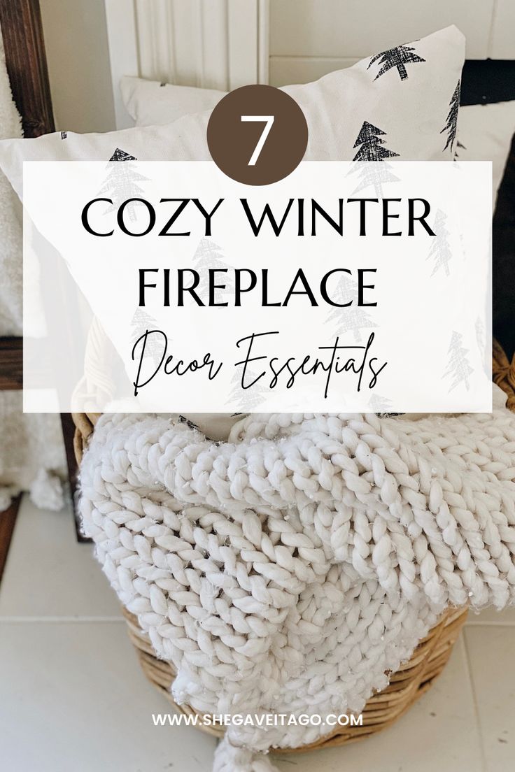 cozy winter fireplace decor essentials