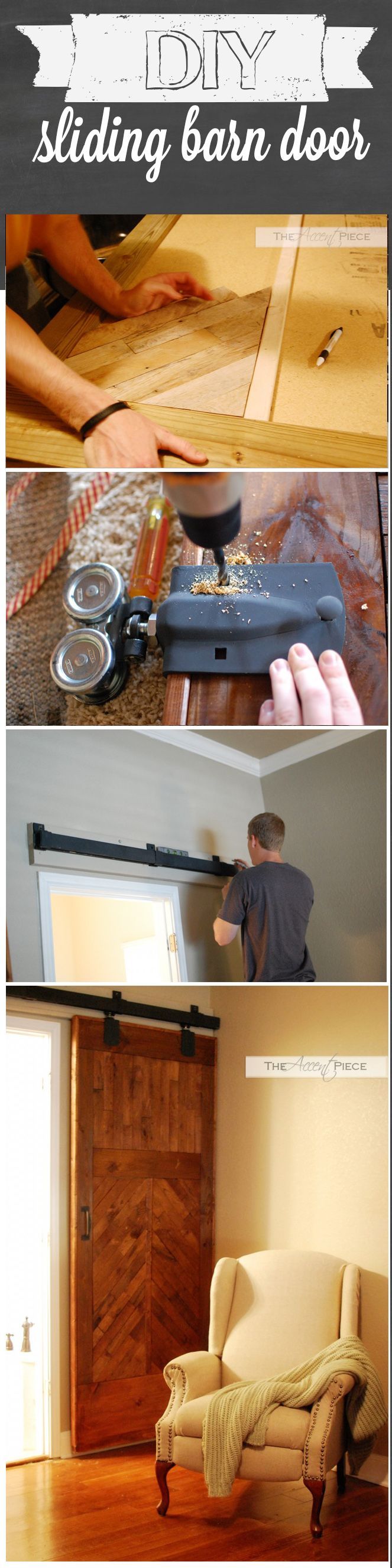 the instructions for how to install and use sliding barn doors in an apartment or home