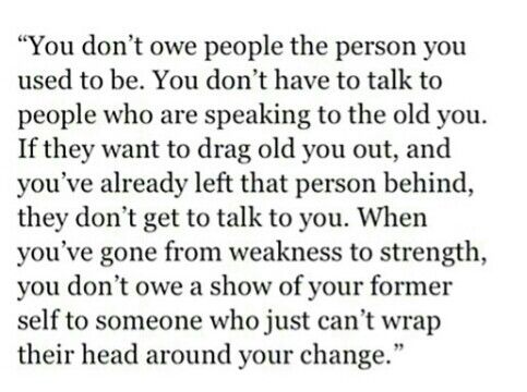 a poem written in black and white with the words you don't give people the person you used to be