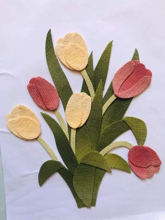 an image of flowers made out of paper