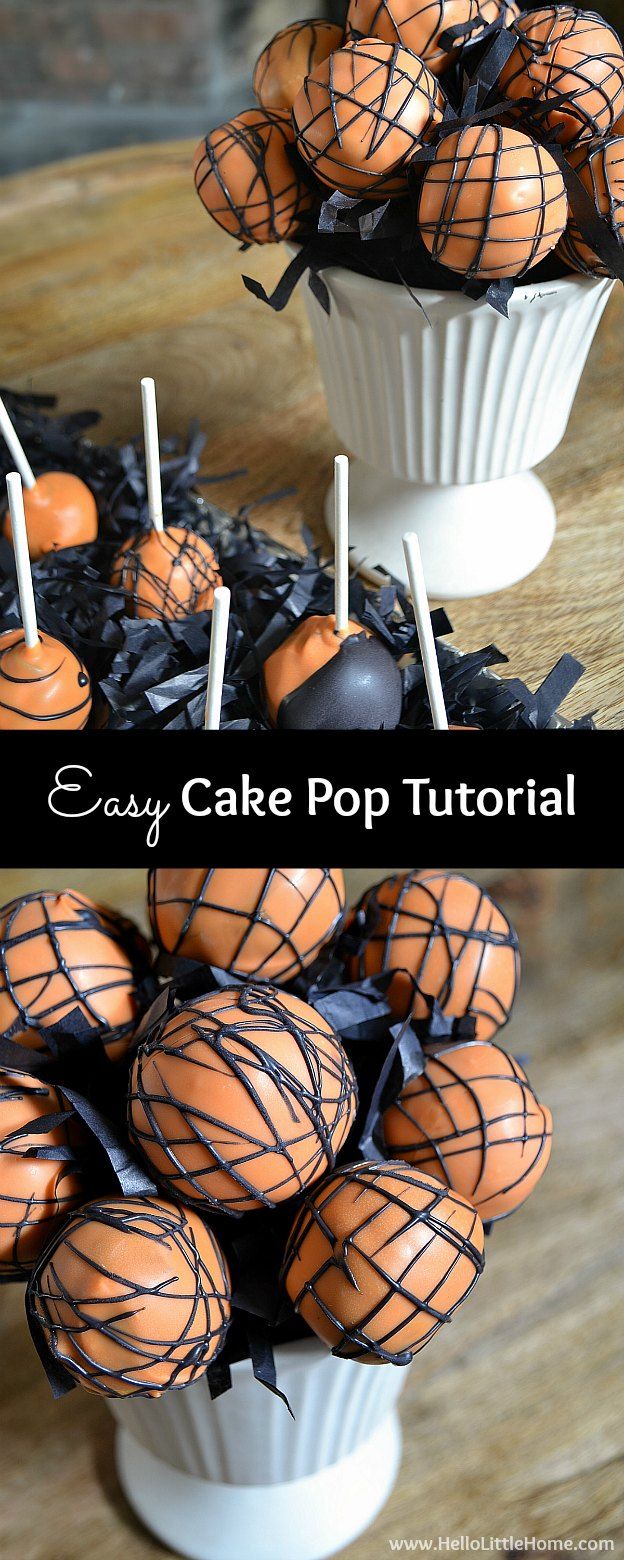 an easy cake pop recipe for halloween