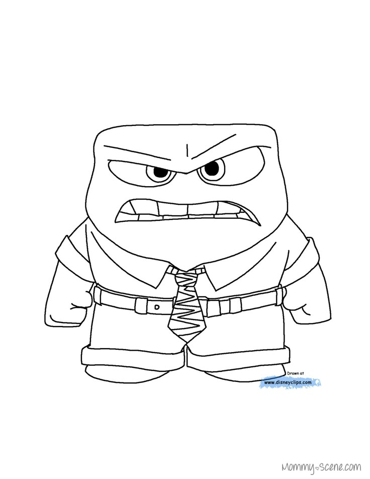 an angry lego character coloring page