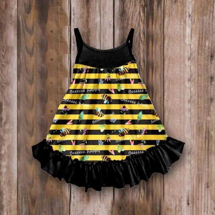 New Yellow And Black "Bee Happy Bee Kind" Sundress, 95% Cotton, 5% Spandex * 5.0 Star Top-Rated Seller/Posh Ambassador * Smokefree Home * Chihuahua Friendly Home * Same Day/Next Day Shipping * Appreciate Your Business Great Offers Sent If You Like An Item Or Bundle Items And Save Even More!! Playful Black Summer Dress, Black Spring Playtime Dress, Spring Black Dress For Playtime, Black Dress For Playtime In Spring, Cute Black Dress For Playtime, Casual Yellow Playwear Dresses, Casual Yellow Dresses For Playwear, Girls Red Velvet Dress, Flare Dress Casual