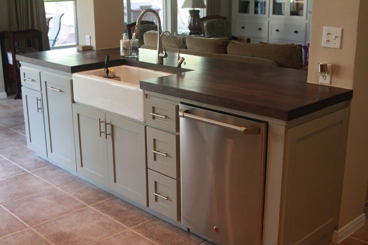 a kitchen with a sink and dishwasher in it