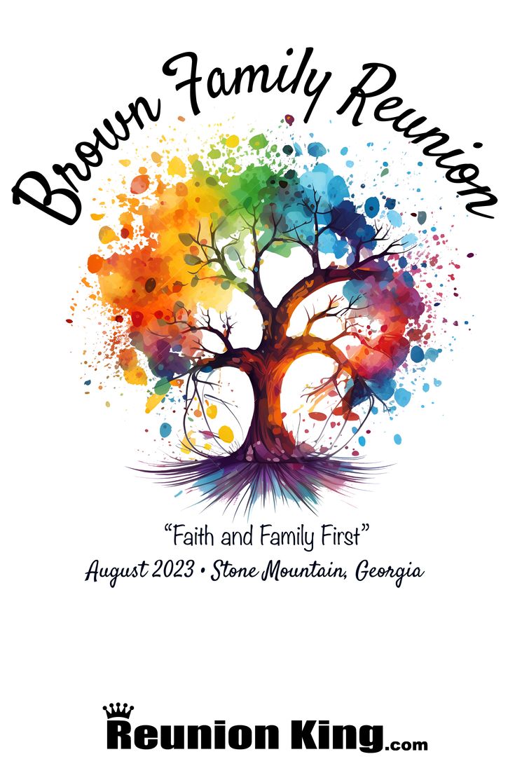 Colorful Splatter Ink Tree T-Shirt - Perfect for Family Reunions. Family Reunion Tshirt Design, Family Reunion Shirts Designs, Screen Printing Shops, Family Reunion Shirts, Reunion Shirts, Fire Art, Family First, Family Reunion, Graphic Design Illustration