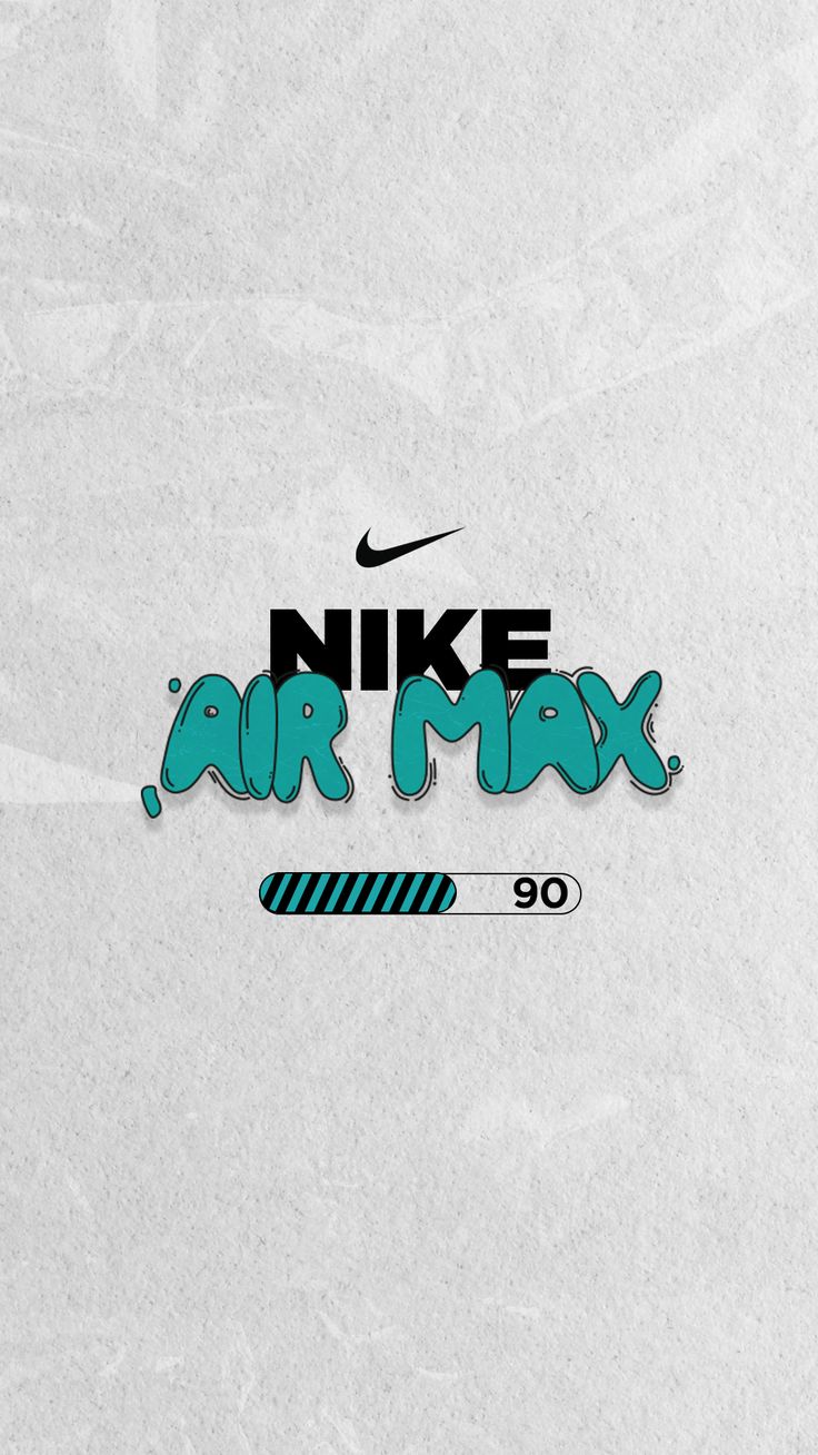 the nike air max logo is shown in green and black on a white paper background