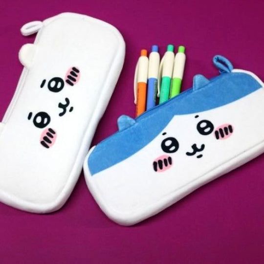 Stay organized with our [Chiikawa] Stamp Set! This adorable pencil case features the lovable character chiikawa, adding a touch of cuteness to your workspace. With 2 styles to choose from, you'll be sure to find the perfect fit. 2 Styles : White and Blue Blue Pencil Case, Kawaii Pencil Case, Kawaii Pencil, Rosy Posy, Sticker Storage, Big Letters, Letter Stickers, Blind Bags, Memo Pad